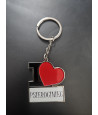 Brelok metalowy I LOVE PSIEROCINIEC