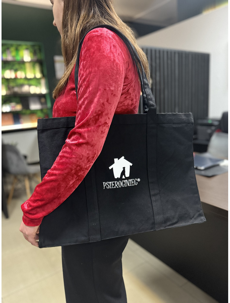 Duża torba na zakupy z logiem PSIEROCINIEC